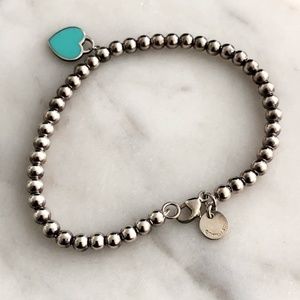 Return to Tiffany Teal Heart bracelet